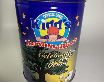 Rare 1995 Kidd&#39;s Marshmallows Tin/100th Year Anniversary