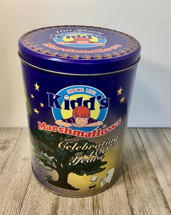 Rare 1995 Kidd's Marshmallows Tin/100th Year Anniversary - Etsy