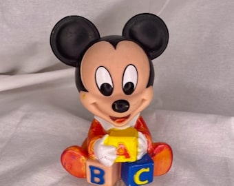 1986 Shelcore Baby Mickey Hug-ems/Squeaks!