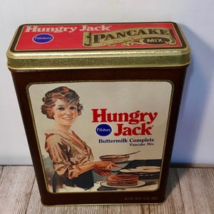 1984 Hungry Jack Pancake Mix/Family Breakfast Food/Pillsbury Pancakes!