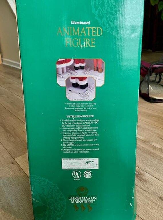 1994 Telco Santa and Mrs. Claus/christmas Chef/telco Animated