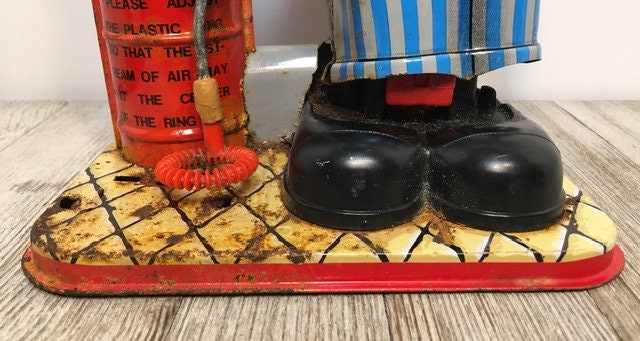 Rare 1950-60s Gino Battery Operated Balloon Man/bubble Blower