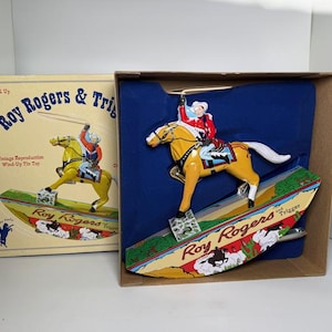 2002 Schylling Roy Rogers and Trigger Wind Up Toy/Limited Reproduction