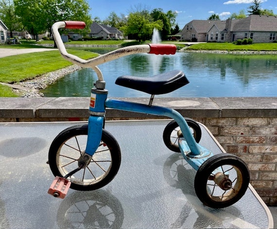 1978 Little Blue Hedstrom Tricycle toddler Experiences Etsy