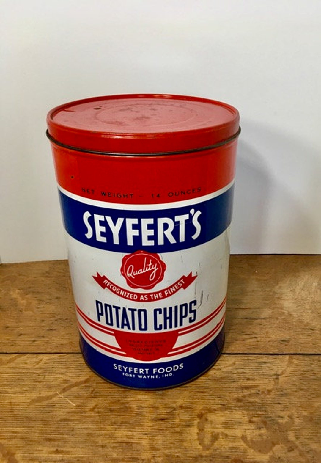 1960s 14 Oz. Seyfert's Potato Chips/natural Potato Etsy