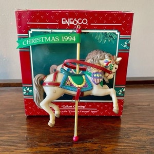 1994 Gallant Greeting/Enesco Christmas Decor/Christmas Carousel Series