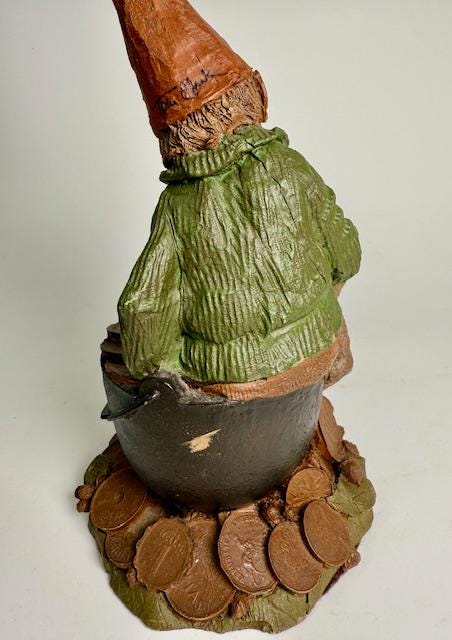 1984 Gnome of Zurich/retired Tom Clark Gnome/ Financial Guru - Etsy