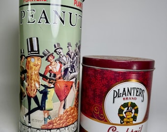 Twee Mr. Peanut-vormpjes uit de jaren 90/Feest met nootjes