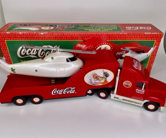 コカコーラ 2000 クリスマス トラック ホリデー ヘリコプター キャリアー