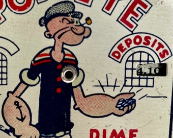 Very Rare 1929 Popeye Dime Register Bank/popeye the Sailor Man - Etsy