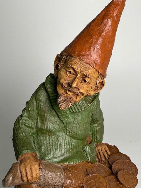 1984 Gnome of Zurich/retired Tom Clark Gnome/ Financial Guru - Etsy