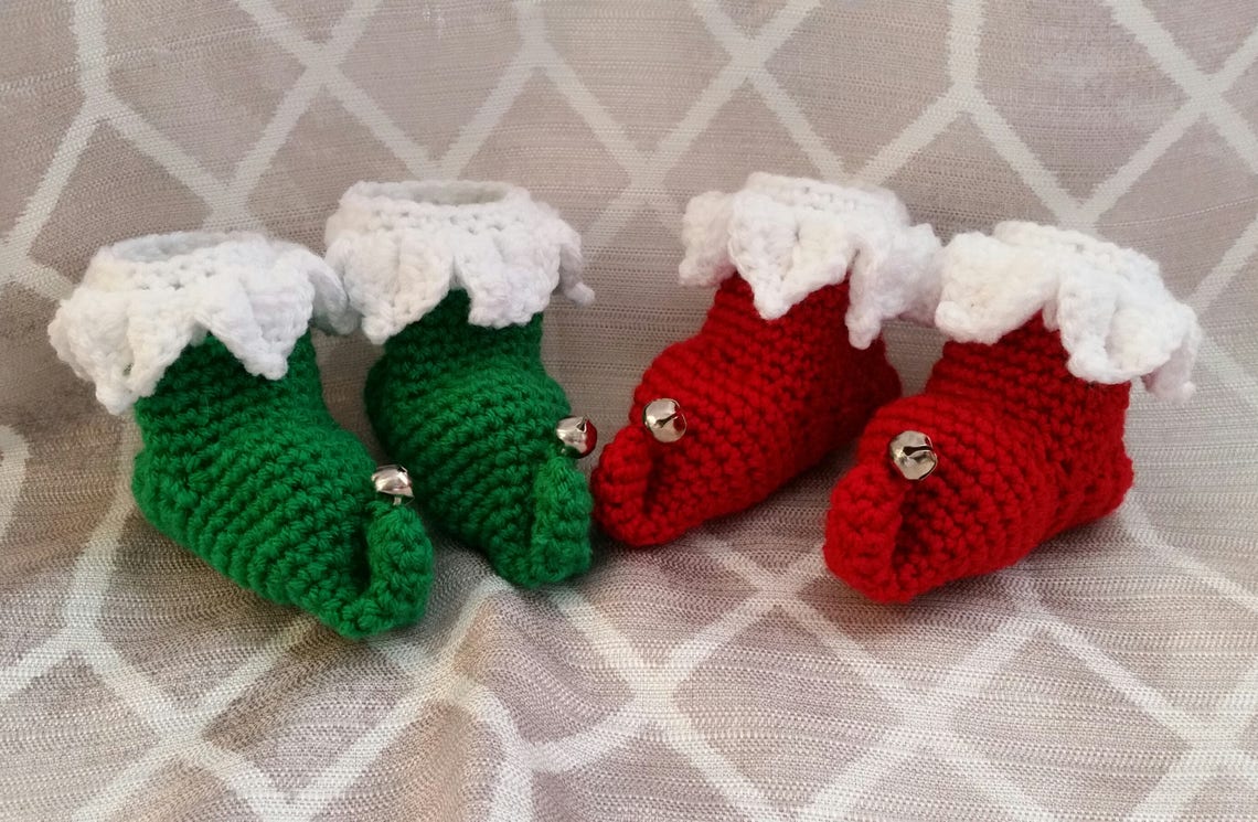 Crochet Elf Booties Etsy