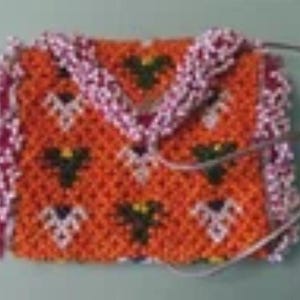 Vintage Afghan Handmade Beaded Tribal Purse/Wallet