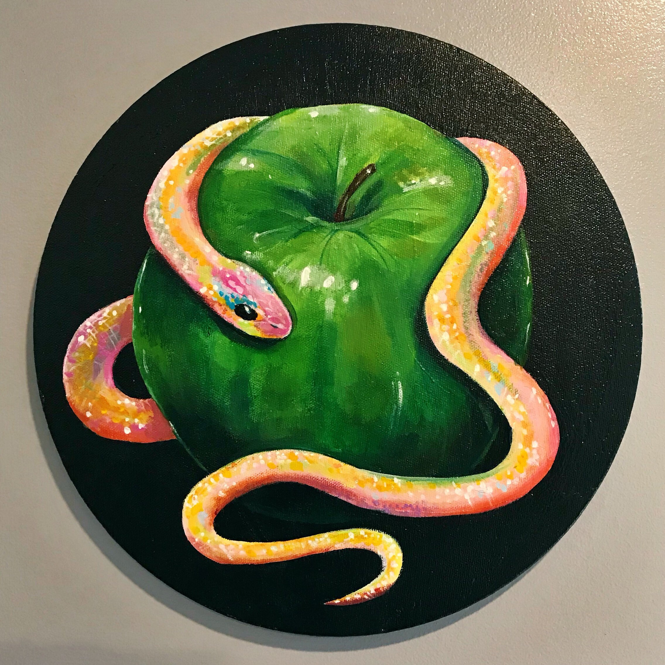 Snake With Apple Etsy Canada