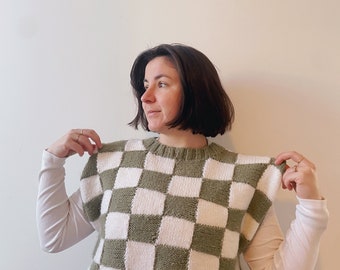 KNITTING PATTERN - Clover Sweater Vest