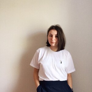 Toucan Embroidery T-Shirt - Hand Embroidered