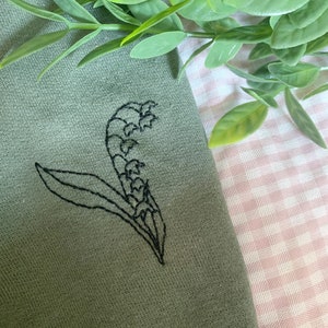 Lily of the Valley Embroidered Hoodie image 2