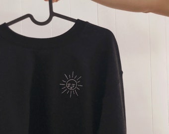 Sun Embroidered Sweatshirt