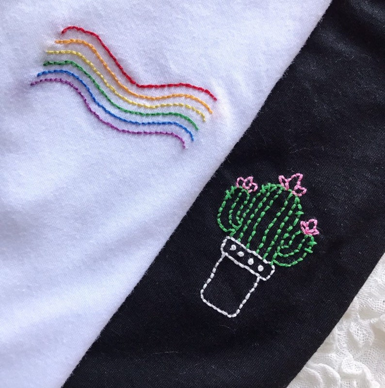 LGBT Embroidery T-Shirt image 6