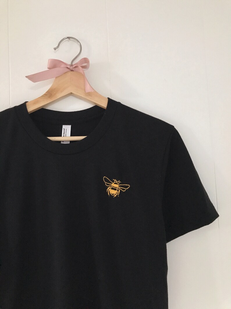 Bee Embroidery T-shirt image 2