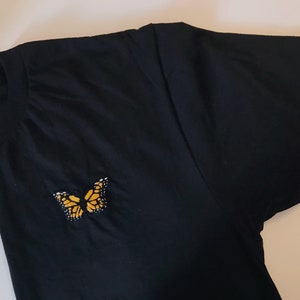 Monarch Embroidery T-Shirt image 4