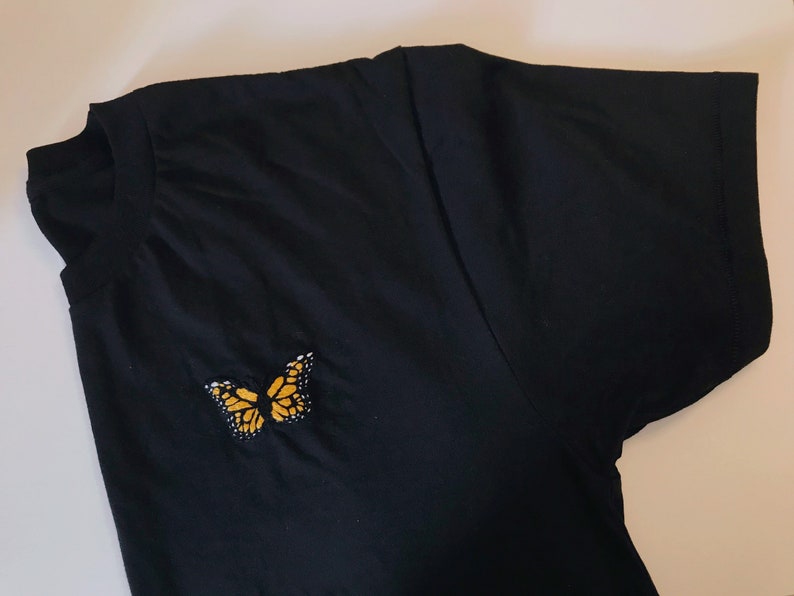 Monarch Embroidery T-Shirt image 4
