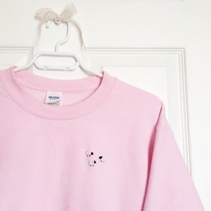 Sheeps Embroidery Sweatshirt image 9