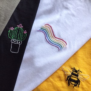 LGBT Embroidery T-Shirt image 3