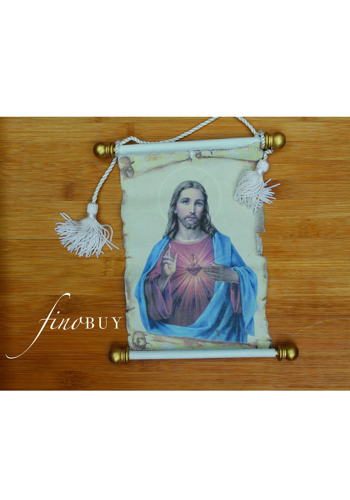 Jesus Scroll Jesus Christ Scroll Religion Faith Corazon Etsy