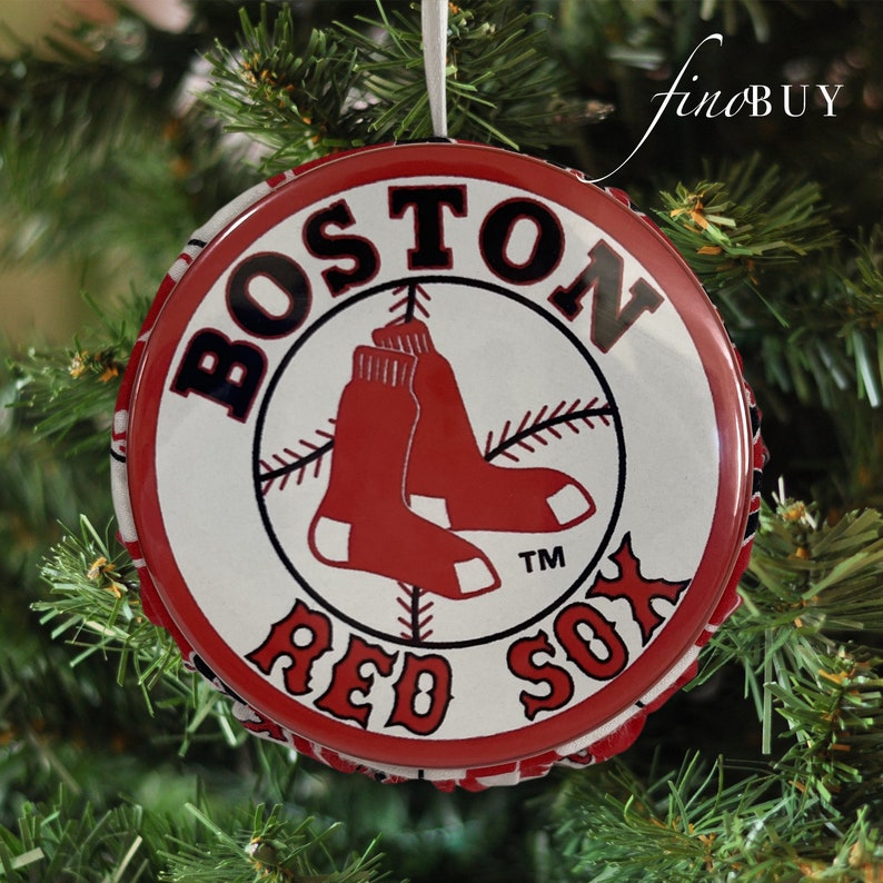 Red Sox Ornament Boston Red Sox Christmas Ornament Etsy
