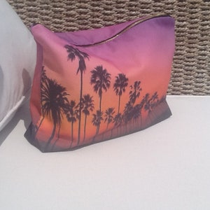 Bolso tote/bolso de playa con estampado de palmeras - bolso de vacaciones