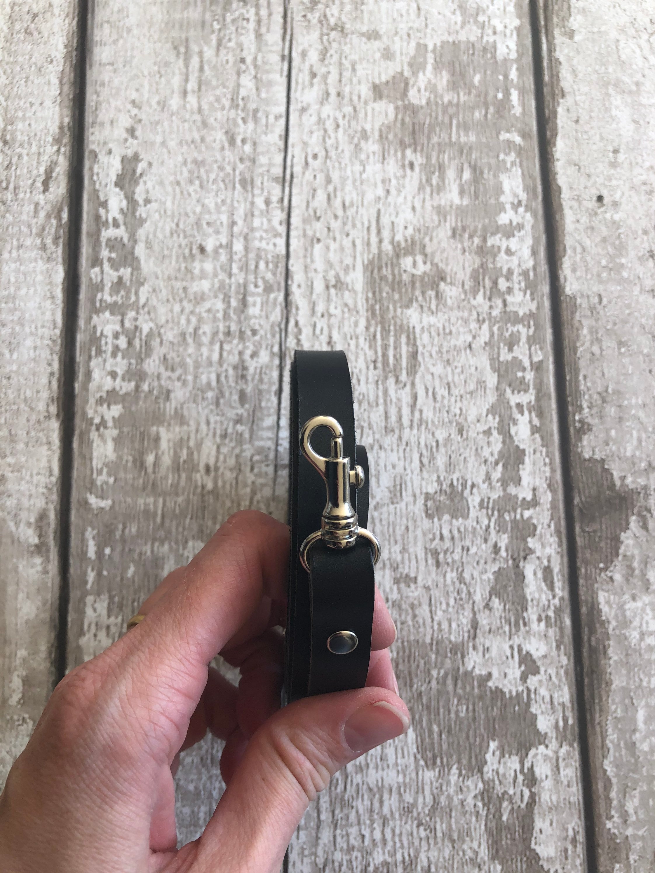 Black Leather Cross Body Bag Strap, Handbag Strap, Bag Strap, Leather