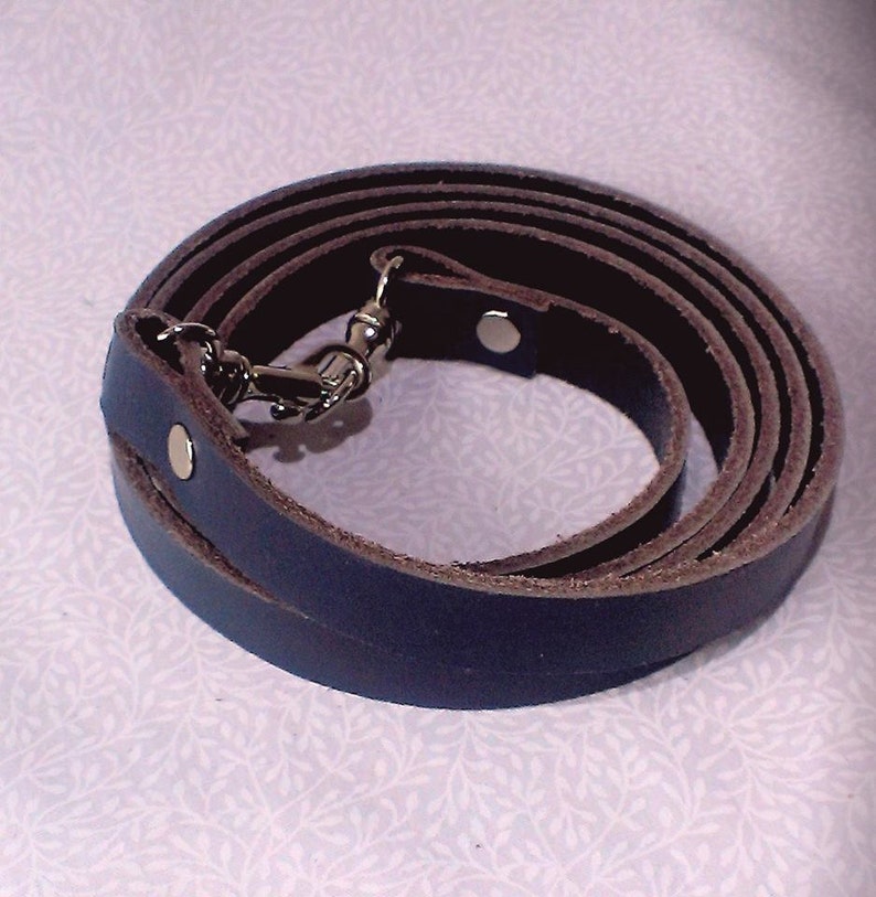 Navy Blue Leather Cross Body Bag Strap Handbag Strap Bag Etsy