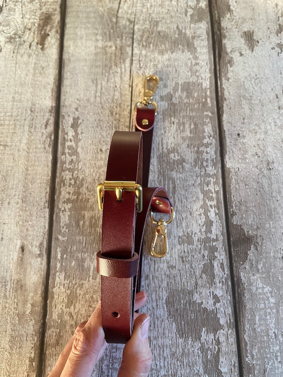 Burgundy clearance bag strap