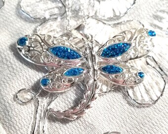 Silver Plated Dragonfly Necklace