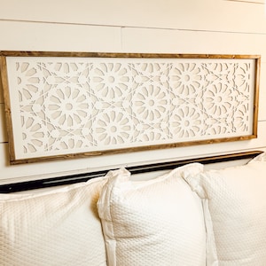 boho wooden art. - above over the bed sign - master bedroom wall art [FREE SHIPPING!]