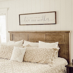 love one another - above the bed sign [FREE SHIPPING!]