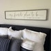 my favorite place to be - above over the bed sign - master bedroom wall art [FREE SHIPPING!] 