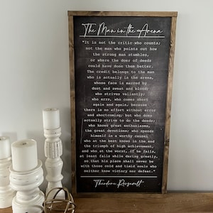 the man in the arena [FREE SHIPPING!]