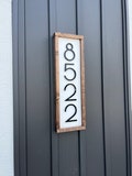 House Number Address Sign, Vertical House Numbers, House Number Sign, Address Sign, Address Plaque, Housewarming Gift