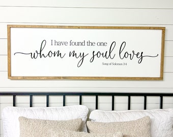 Song of Solomon Sign: Master Bedroom Wall Art