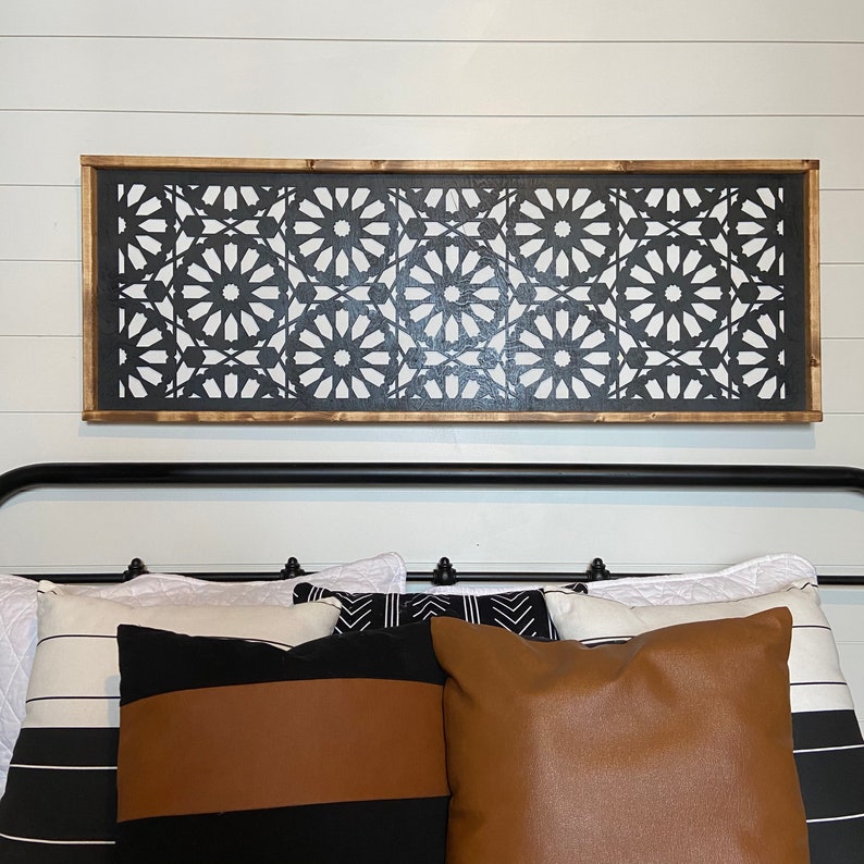 Boho Wooden Art. Above Over the Bed Sign Master Bedroom - Etsy