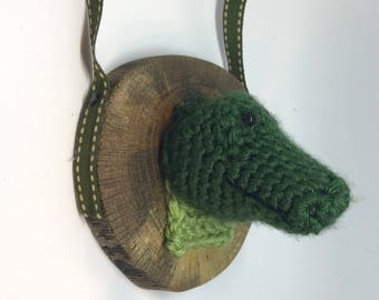 CROCODILE CROCHET TAXIDERMY