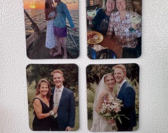 Custom Photo Magnet - Wedding Favor - Gift - Personalized
