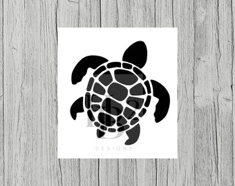 Sea Turtle Decal - Car, Laptop, Cooler, Phone, Beach - I love Sea Turtles