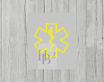 EMS Star of Life Decal