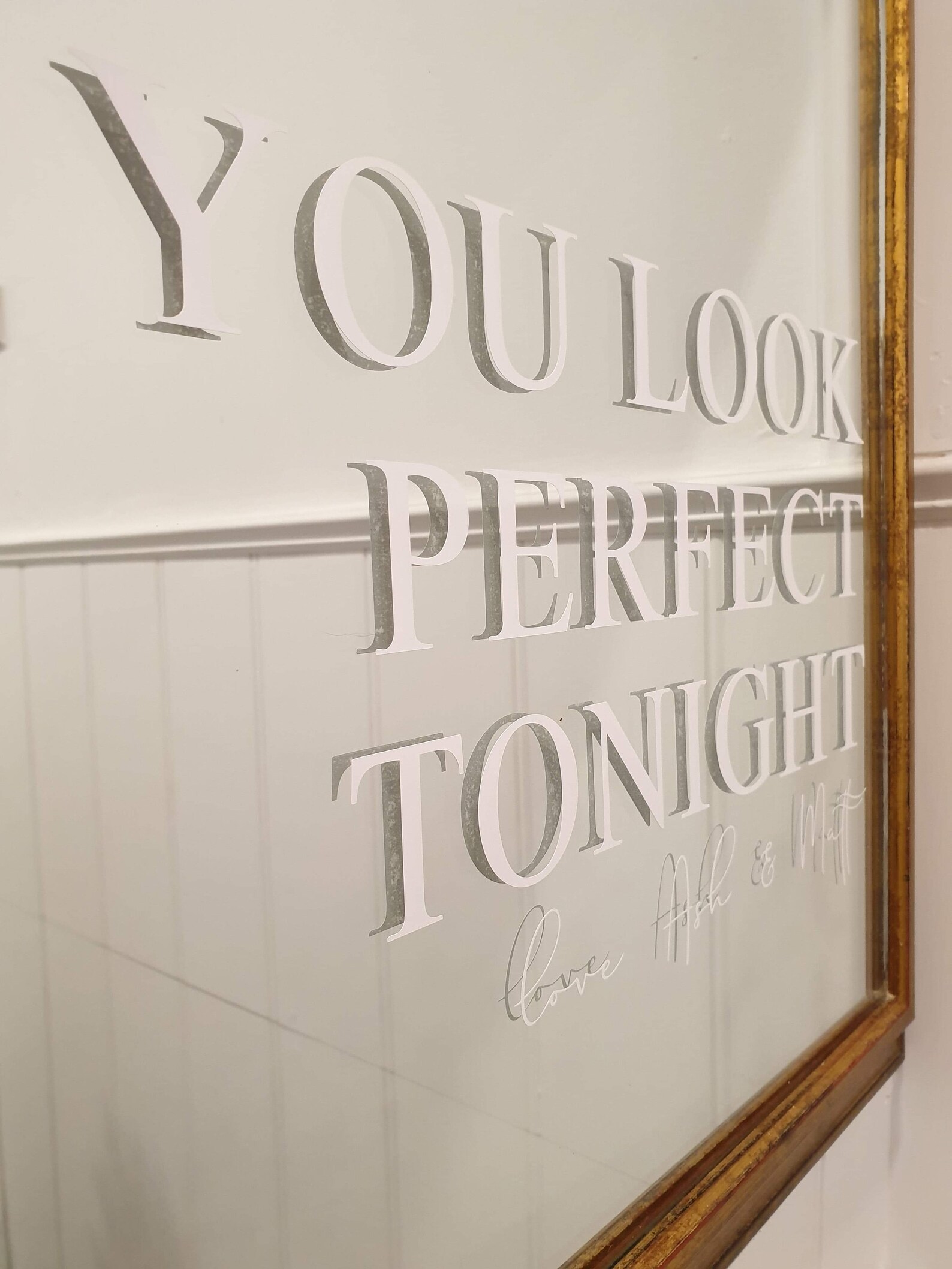 Custom Mirror Decal Wedding Sign Bathroom Mirror Decal Etsy Australia