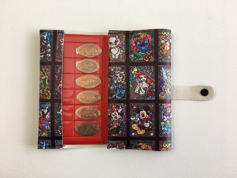 Pressed Penny Book Smashed Penny Holder Pressed Penny Etsy