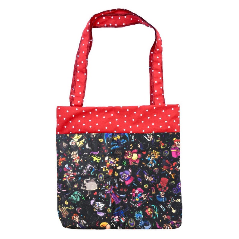 Halloween Tote Bag Villains Tote Bag Park Tote Bag Adult Tote Bag Handmade Tote Bag MNSSHP Tote Bag Large Tote Bag