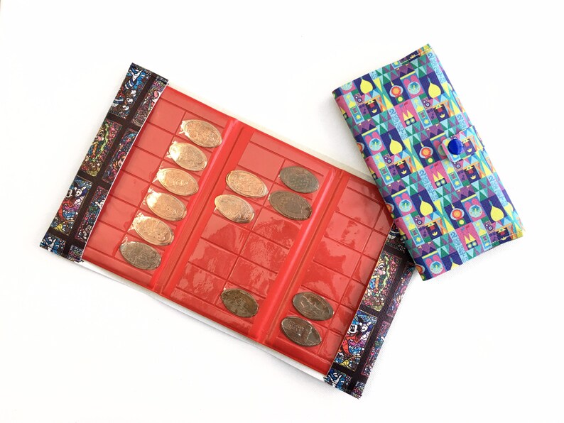 Pressed Penny Book Smashed Penny Holder Pressed Penny Etsy